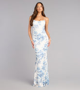 Adalynn Floral Lace Mermaid Formal Dress