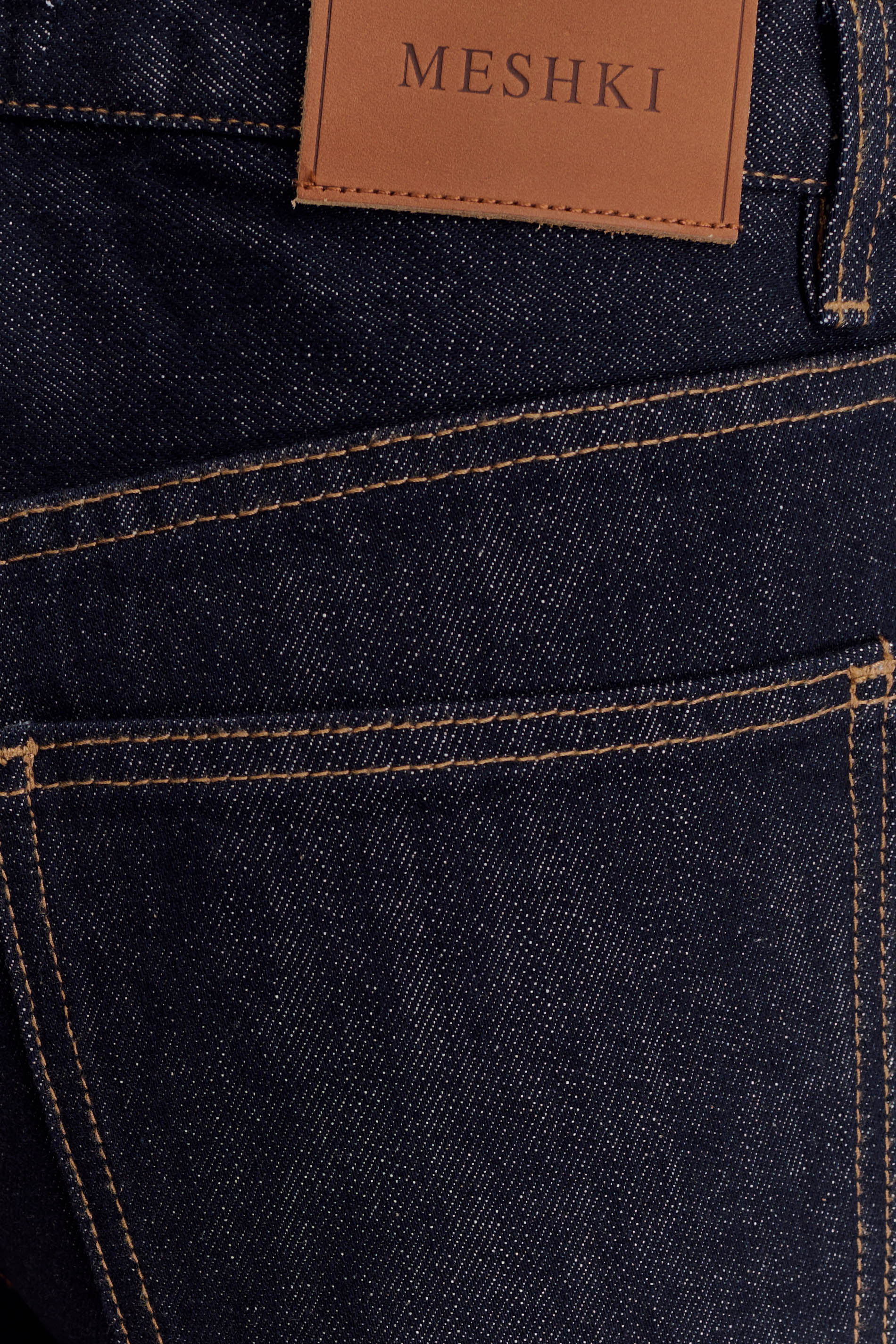 Mannon Mid Rise Denim Jeans - Washed Indigo Blue